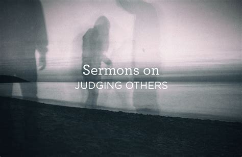 Sermons On Judging Others