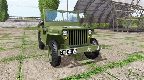 Jeep Willys Mb 1942 V11 для Farming Simulator 2017