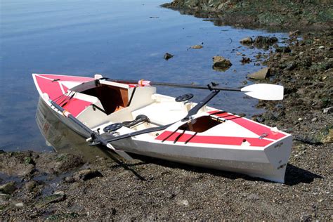 Rowboat With Cabin Built From Plans Rowcruiser Angus Rowboats