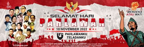 Desain Spanduk Banner Hari Pahlawan 2022 Coreldraw Photoshop Free Cdr