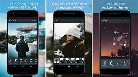 Both os might have the same apps for their store, we've reviewed the best that are currently working for this month. 15 best Photo Editor Apps for Android - Android Authority