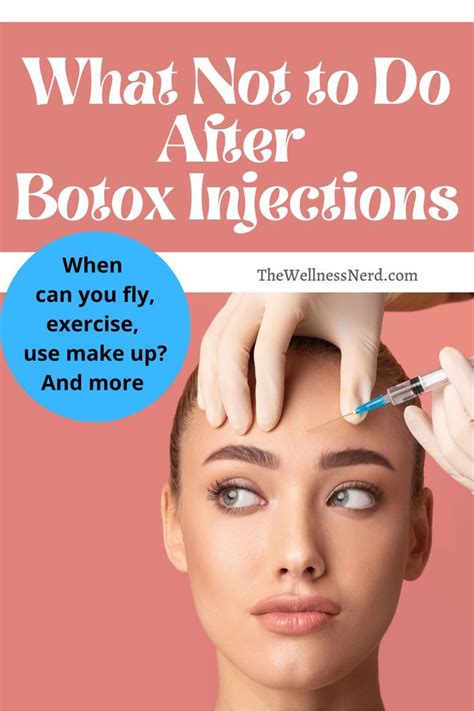 When Can You Fly Exercise Or Sleep After Botox We Explain All These