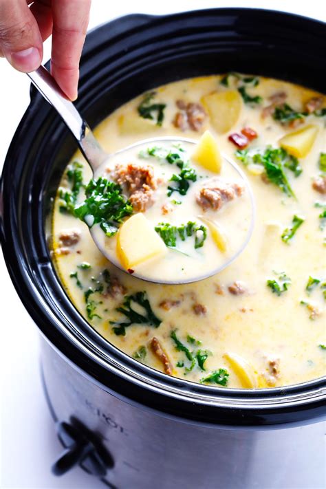 This pasta cooked with olive garden italian dressing, parmesan and cream cheese by sarah | the magical slow cooker; Zuppa Toscana Recipe (a la Olive Garden) | Recipe ...