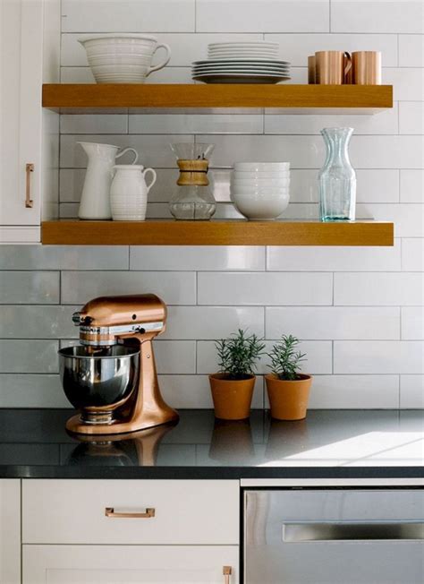 Aug 26, 2021 · wall shelf decor ideas wall shelving is an easy and simple way to provide your space an elegant and eclectic feel while surrounding yourself with the important things that inform your story. 25 Fascinating Small Kitchen Wall Shelves Ideas That Look ...