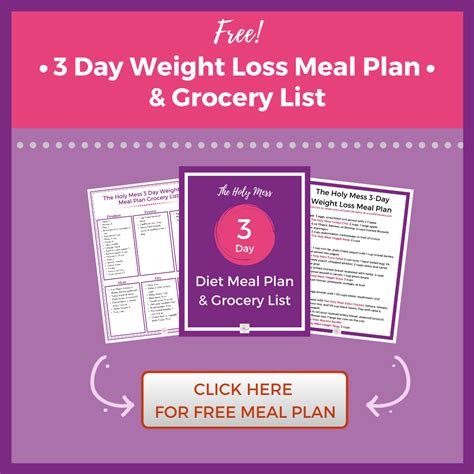 Weight Watchers 3 Day Zero Point Meal Plan With Free Pdf Printable
