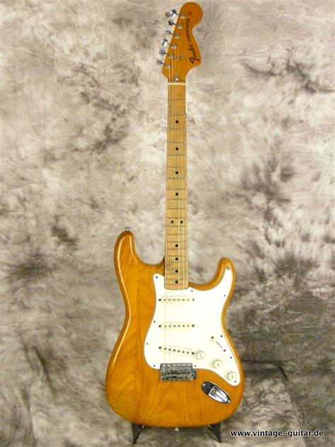 Vintage Fender Stratocaster 1974 Original Natural Finish