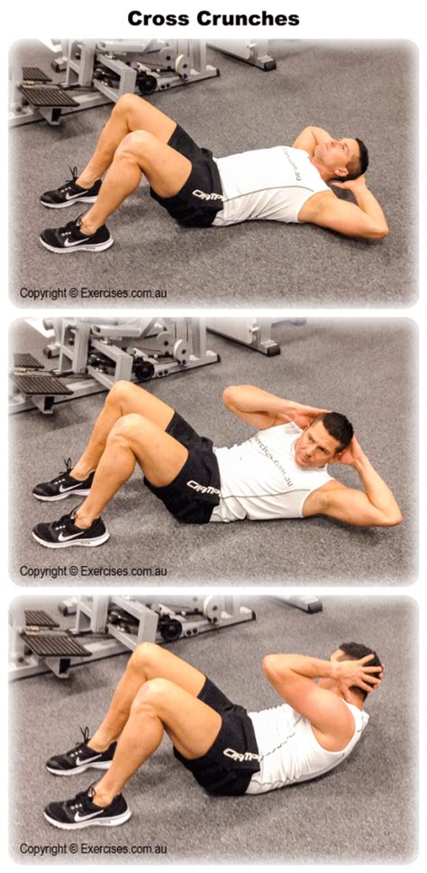 Cross Crunches Quick Min Trainer Guided Video