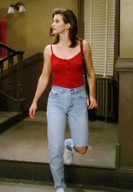 monica geller with images 90s inspired outfits fashion friends rachel outfits