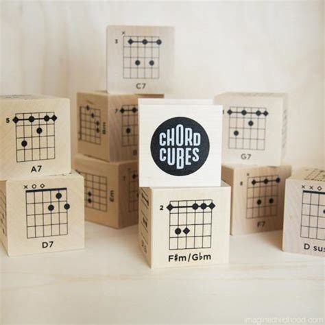 Chord Cubes For Guitar Musical Chords Music Education Guitar