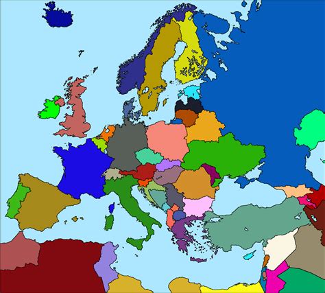 Europe Random Colours By Xgeograd On Deviantart