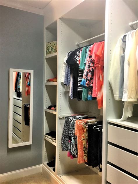Pax wardrobe frame, white, 19 5/8x13 3/4x79 1/8. DIY an Organized Closet {big or small!} with the Ikea PAX ...