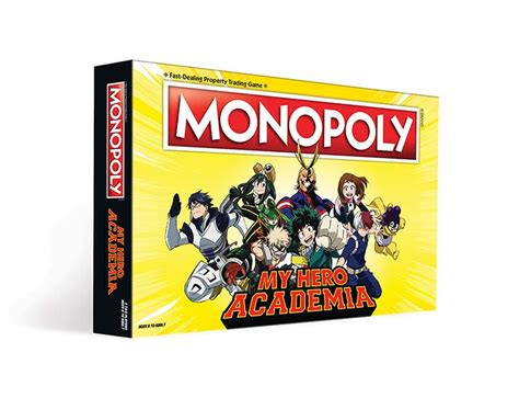 Build Your Hero Team In Monopoly® My Hero Academia Make Your Way