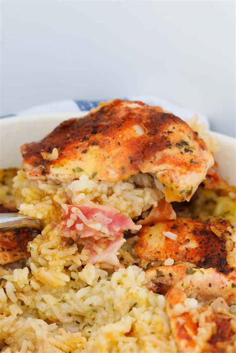 Creamy Oven Baked Chicken And Rice With Bacon 2023