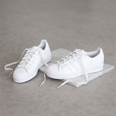 Adidas All White Leather Sneakers Color Combination Inspiration