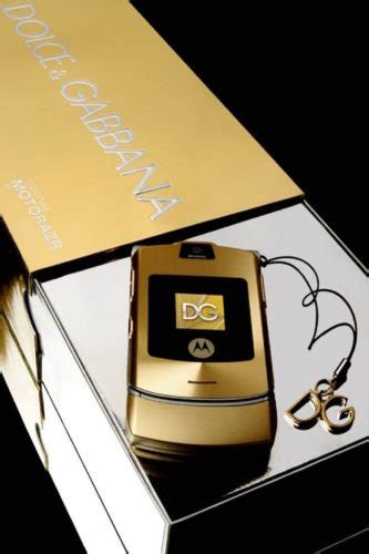 Motorola And Dolce Gabbana Unveil New Gold Silver Razr V I
