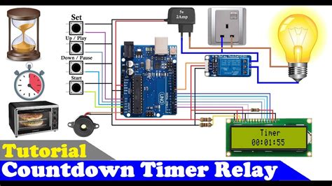 How To Make Countdown Timer Using Arduino And 16x2 Lcd Display Youtube