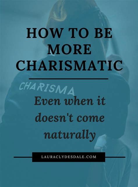 How To Be Charismatic Person How To Be Charismatic Woman