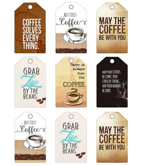 Give them the gift of choice with a one great coffee gift card. Coffee Greeting Cards and Printable Tags to Download Free