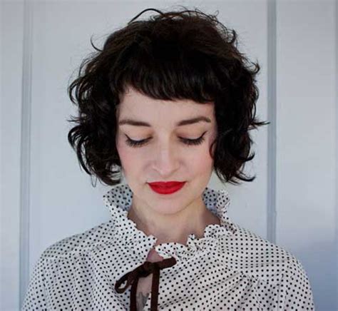 Soft and with a hint of nostalgia. 20 Chic and Beautiful Curly Bob Hairstyles We Adore!