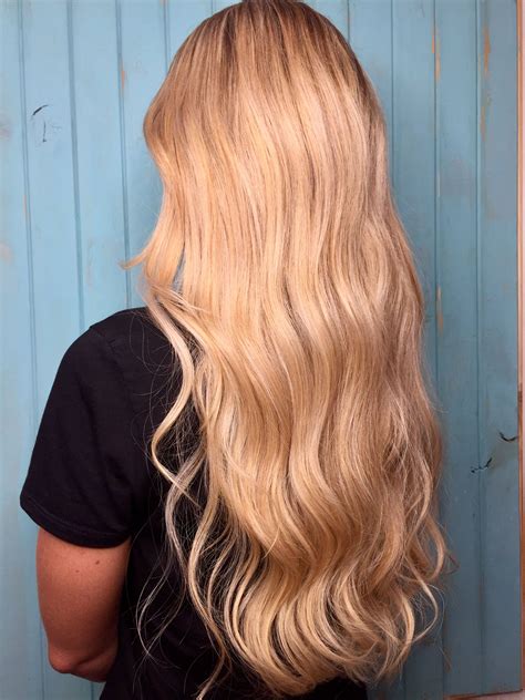 Full head blonde with lowlights. blonde, full head foils, highlights, lowlights, creamy ...
