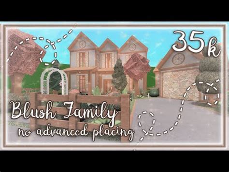 Bloxburg Build || Blush Two Story House [no advanced placing] 35k 