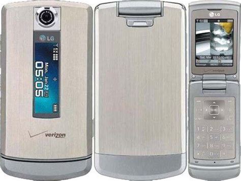 Ggkbl5gxvb Lg Vx8700 Silver Verizon Flip Phone