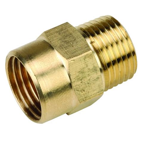 34 1200 Psi Fnpt Hex Brass Reducer Coupling Pipe Fitting Brass