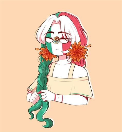 Pin by Коричневое Ухо Фараонов on CountryHumans Mexico country Country art Mexico