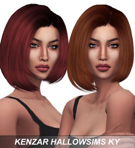 Kenzar Sims Hallowsims Ky Hair Retexture Sims 4 Downloads Sims