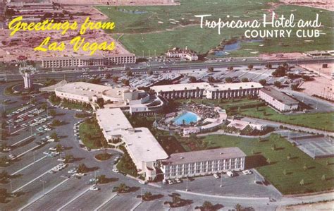 Tropicana Hotel And Country Club Aerial View Las Vegas Nv Las Vegas