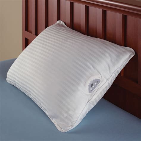 Using a pillow that is too soft can strain your neck muscles and even decrease the blood flow to your head. Sleep Sound Generating Pillow - The Green Head