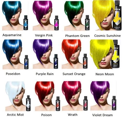 Adore Semi Permanent Hair Color Chart Mercy Microblog Diaporama