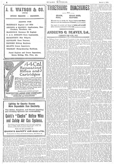 papers past newspapers otago witness 9 march 1920 page 4