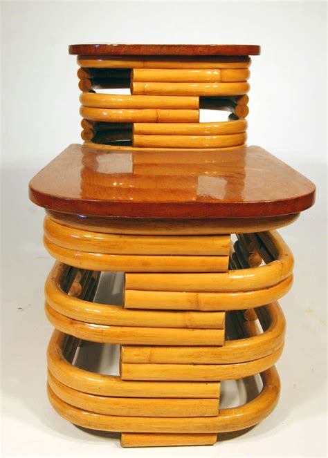 Check spelling or type a new query. Restored Table Side, Stacked Rattan Two-Tier with Mahogany ...