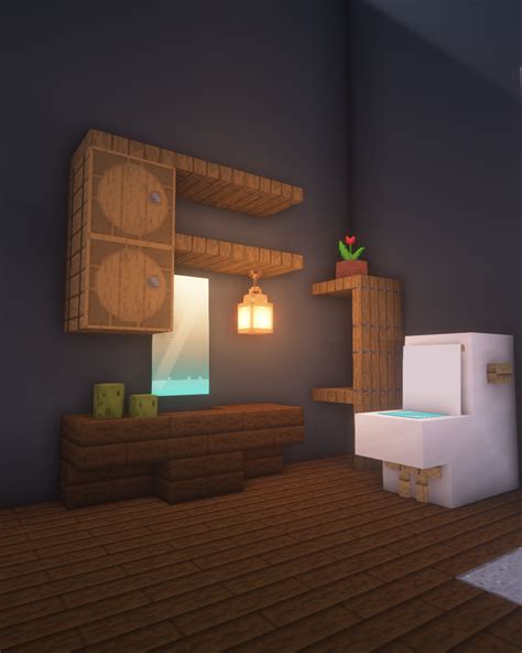 Part How To Build A Bathroom Minecraft Interior Design Minecraft