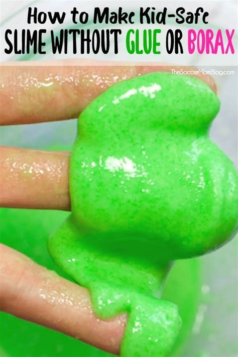 How To Make Slime Without Glue With Borax How Do U Make Slime Without