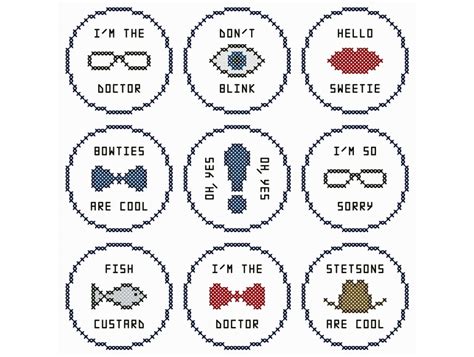 Ten Creative Cross Stitch Projects To Celebrate Doctor Who