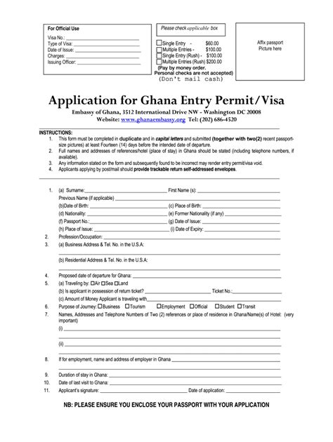 Ghana Visa Applicant Signature Complete Online Airslate Signnow