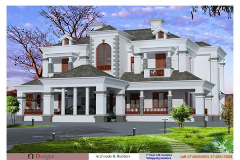 Luxurios Victorian Kerala Home At 6000 Sqft