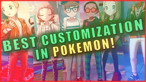 Pokemon Sword And Shield Character Customization Breakdown Youtube