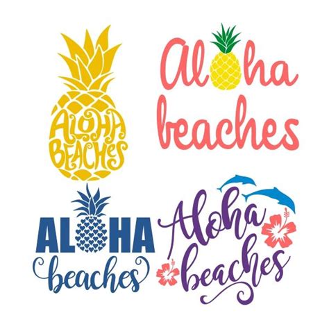 Aloha Beaches Svg Cut File Hawaii Svg Beach Sayings Hawaiian Etsy My