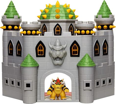 Nintendo Bowsers Castle Super Mario Deluxe Bowsers Castle Playset With 25 Exclusive