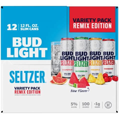 Bud Light Seltzer Hard Seltzer Variety Pack 12 Cans 12 Fl Oz Kroger
