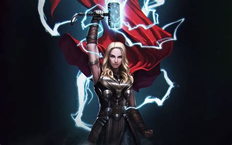 1440x900 Resolution Mighty Thor Love And Thunder Digital Art 1440x900