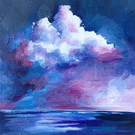 Stormy Sky In Acrylics Artbase