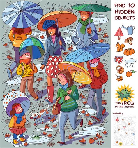 Find Hidden Objects Picture Stock Illustrations 363 Find Hidden