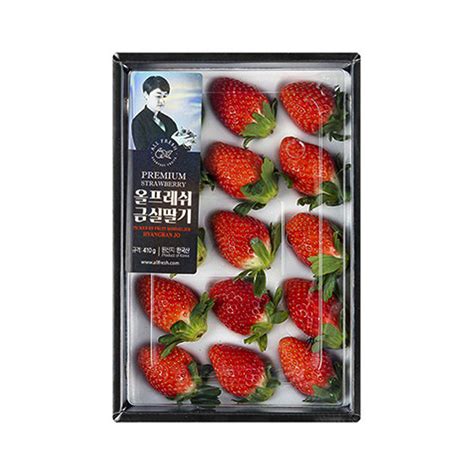 All Fresh Premium Korean Geumsil Strawberries 420g Dough And Grocer