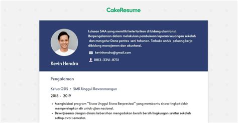 18 Contoh Deskripsi Diri Dalam CV Yang Disukai Rekruter CakeResume