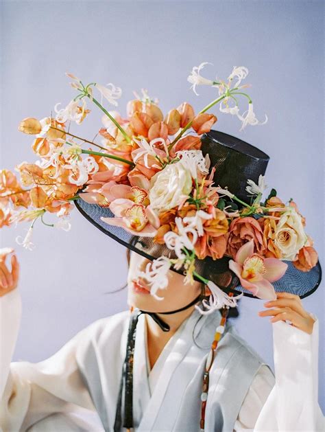 Modern Meets Colorful Korean Traditional Wedding Inspiration Art