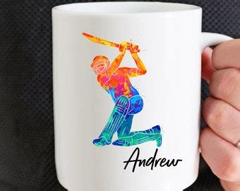 Cricketer Mug Cricketer Gifts Cricket Player Cricket Mug Etsy